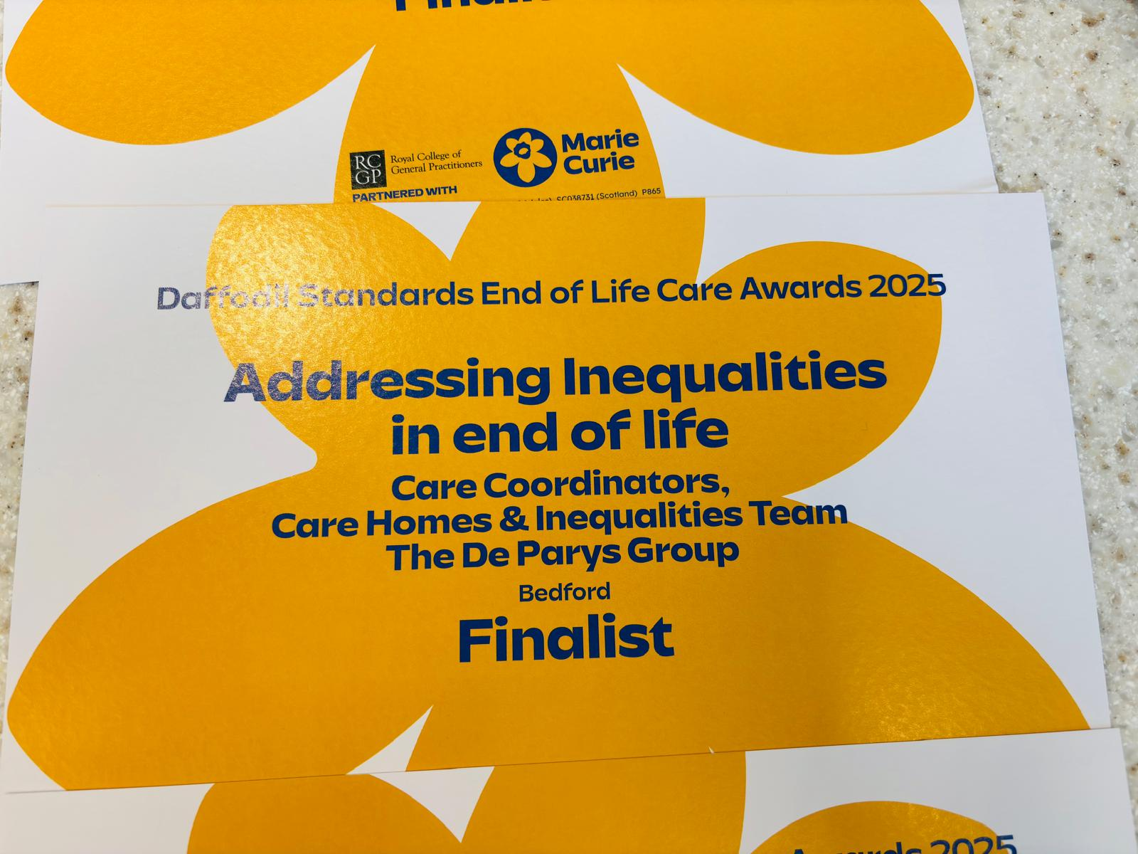 daffodil-standards-end-of-life-care-awards-2025-the-de-parys-group