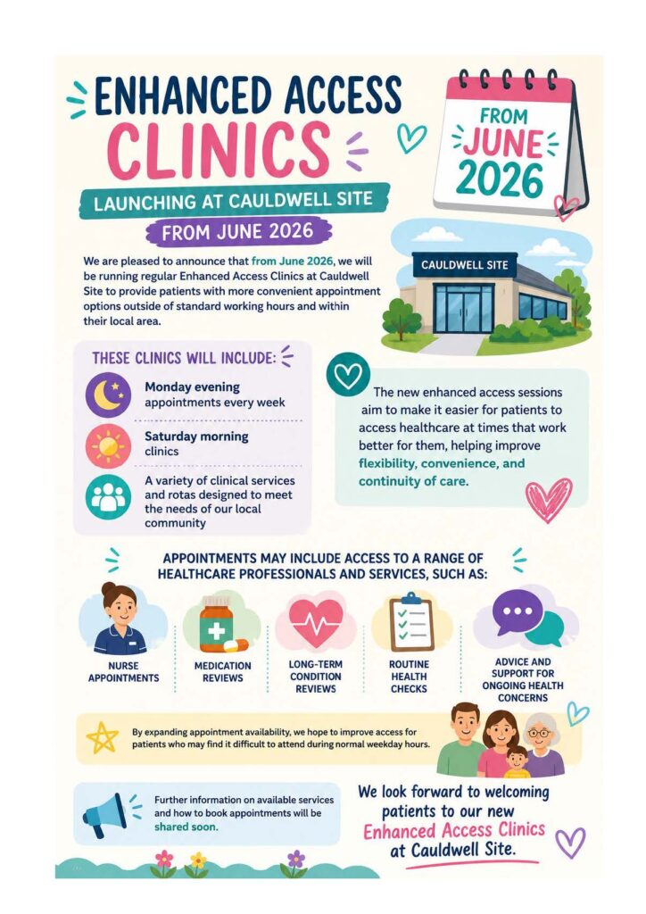 enhanced access information poster